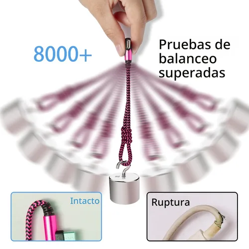 Vista 5 de Teeind Cable de ángulo USB C: [90 grados/6 pies/4 unidades/paquete de 4] Cable USB C de nailon compatible con Samsung Galaxy S10/S10e/9/Note 10