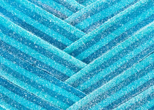 Vista 5 de By The Cup Berry Blue Sour Belts, bolsa a granel de 1 lb Sweet & Sour Berry Blue - Tiras masticables para fiestas, bolsas de golosinas, bufés