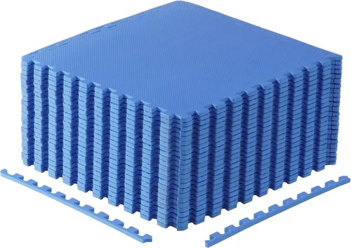 Vista 38 de CAP Puzzle Exercise Mats 1/2” Thick EVA Interlocking Foam Tiles for Home Gym Flooring Multiple Options
