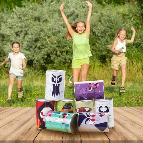 Vista 8 de JOYIN Juego de 13 piezas de Halloween para carnaval para lanzar bolsas de frijoles para niños y adultos, decoración de trucos o tratos, suministros