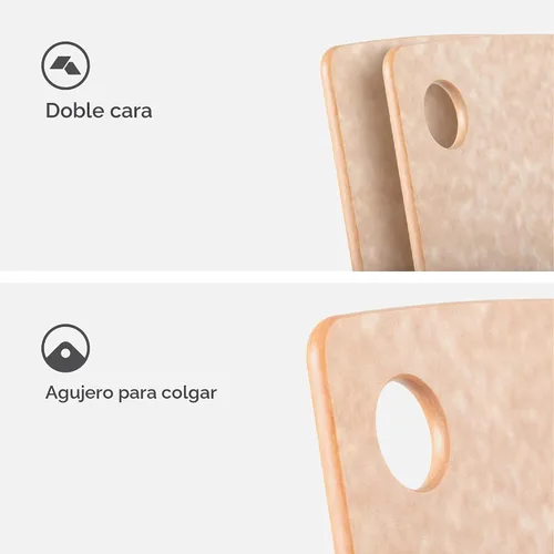 Vista 4 de Epicurean Kitchen Series Tabla de cortar, 17.5 pulgadas × 13 pulgadas, Natural