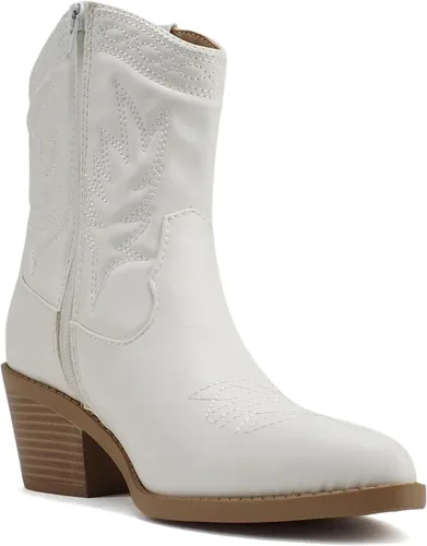 Vista 4 de SODA Picotee - Botas de tobillo cosidas para mujer