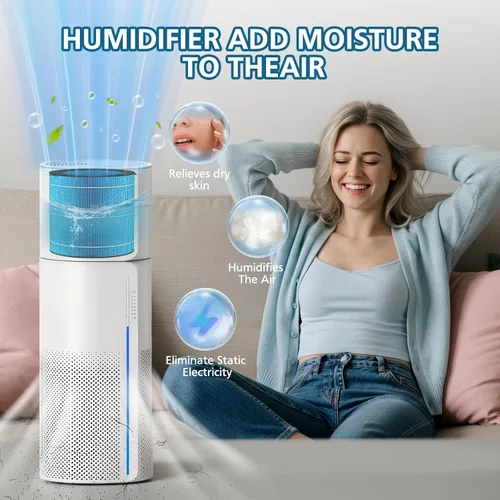 Vista 6 de MIRO PRO - Humidificador lavable con filtro absorbente para Afloia MIRO PRO Azul