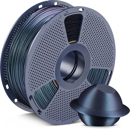 Vista 71 de SUNLU PLA filamento para impresora 3D, 1,75 PLA, precisión dimensional +/- 0.001 in, bobina de 2.2 lb 0.069 in 35.27 oz Pla Negro
