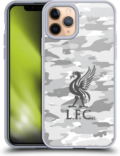 Vista 69 de Head Case Designs Funda de gel con licencia oficial del Liverpool Football Club Away Colourways Crest Camou [protección de grado militar] compatible