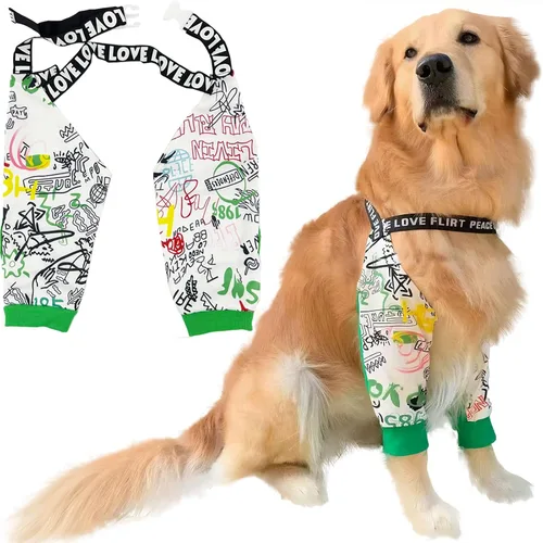 Vista 9 de Coderas para perros, rodilleras, coderas y callos para heridas, patas delanteras para dejar de lamer, perros medianos y grandes, L, color azul