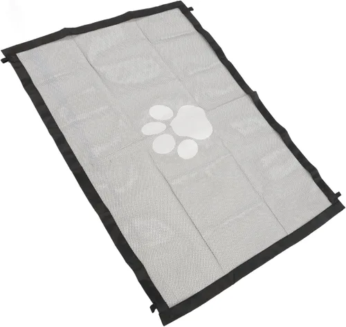 Vista 4 de Puerta para mascotas, puerta de perro, plegable, para interiores, para escaleras, puertas, dormitorios, pasillos (S 35.43 pulgadas de diámetro)