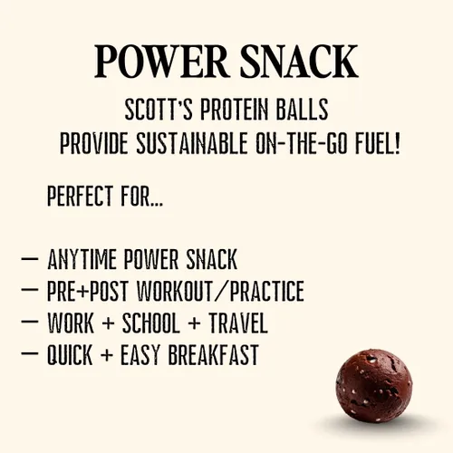 Vista 5 de Scott's Bolas de proteína, aperitivos a base de plantas con 0.31 onzas de alto contenido en proteínas, sin gluten, sin OMG, sin lácteos, bolas