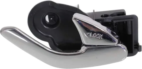 Vista 7 de KarParts360 Para Mazda Tribute 2001-2006 Manija de puerta interior delantera o trasera, lado del conductor cromada con botón de bloqueo de puerta