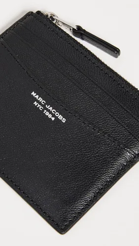 Vista 4 de Marc Jacobs Estuche para tarjetas The Slim 84 Zip para mujer, Negro -, El estuche para tarjetas Zip