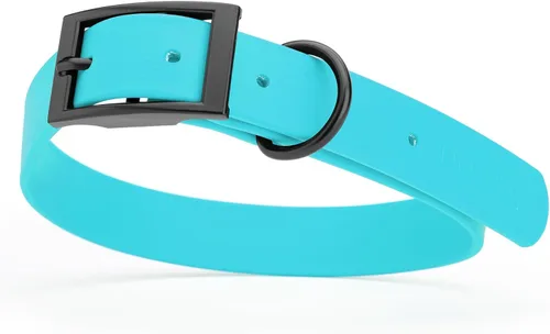 Vista 96 de Dogline Biothane - Collar impermeable para perro con hebilla de liberación rápida, resistente cincha de nailon recubierta con resistente y a prueba