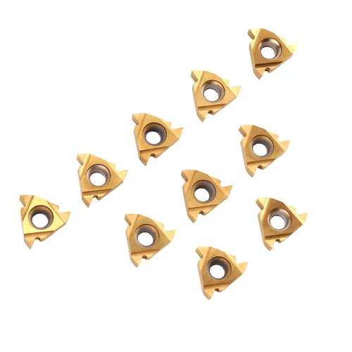 Vista 5 de 10PCS 16IR AG60 Insertos Torno de rosca indexable de carburo de rosca interna Hoja de inserción para roscar el soporte de torneado