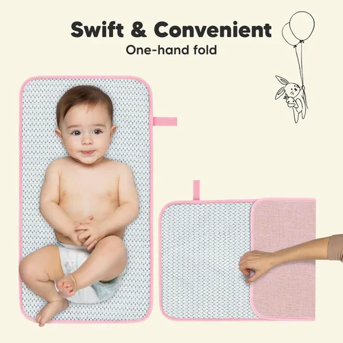 Vista 9 de Paquete de paños orgánicos para eructos para bebés, niños y niñas y cambiador de pañales portátil, paño para eructos, ropa para eructos