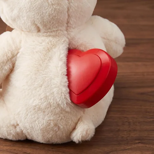 Vista 2 de LIOOBO Paquete de 2 simuladores de latidos de corazón para peluches, dispositivo de pulso calmante reutilizable para animales de peluche, módulo