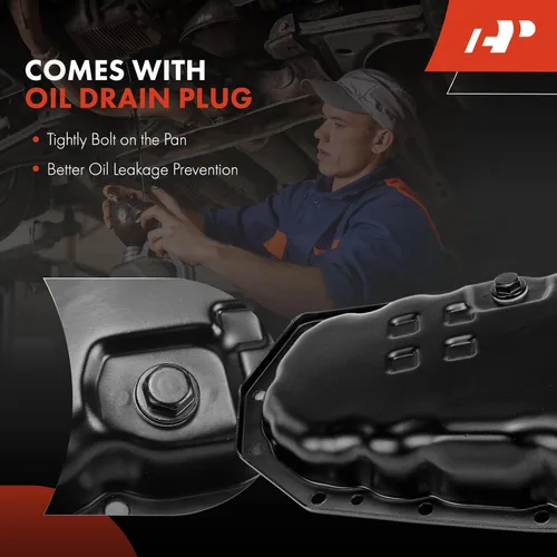 Vista 7 de A-Premium Cárter de aceite de transmisión con tapón de drenaje compatible con Nissan Altima 2013-2018, Juke 2015-2017, NV200 2014-2016, Rogue