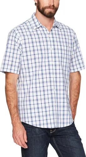 Vista 3 de Tienda Essentials - Camisa de popelina de manga corta de ajuste regular para hombre