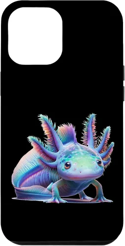 Vista 24 de Carcasa de arte de mundo submarino encantado para iPhone 11 Pro Max con diseño de ajolote mágico