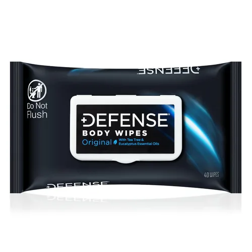 Vista 10 de Toallitas corporales naturales Defense Soap con aceite de árbol de té Toallitas de ducha para hombres y mujeres, ideales para lucha, combate