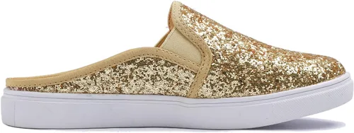 Vista 5 de FEVERSOLE Mocasines deportivos sin cordones para mujer, zapatos deportivos sin espalda a la moda