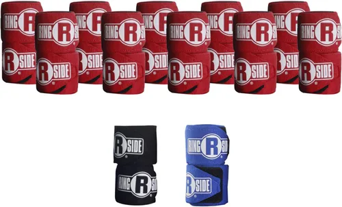 Vista 8 de Ringside Pro Mexican Handwraps (200-Inch) - Authentic Mexican-Style Boxing Hand Wraps' Azul