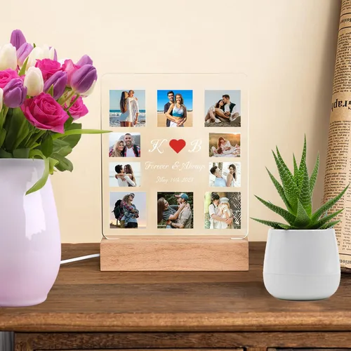 Vista 12 de Placa acrílica personalizada con foto de graduado, placa de graduación con foto personalizada, regalos de graduación personalizados para ella
