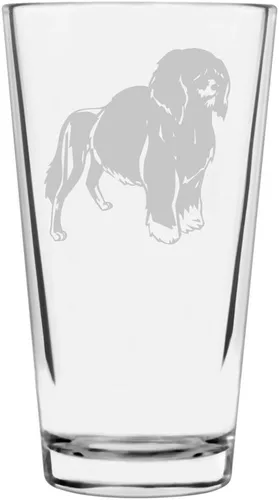 Vista 36 de Podenco Canario - Vaso de pinta de 16 onzas con temática de perro personalizado