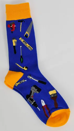 Vista 6 de ARAD Calcetines de martillo para hombres y mujeres, ropa con temática de herramientas locas
