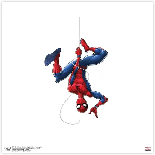 Vista 10 de Trends International Gallery Pops Marvel Comics Spider-Man - Póster de pared para colgar, 12 x 12 pulgadas, versión enmarcada en negro