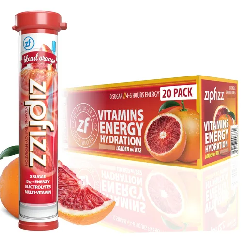 Vista 10 de Zipfizz Bebida energética diaria en polvo, Berry, paquete de 12 Energía sostenida 3-en-1, hidratación rápida y vitaminas esenciales Sin azúcar