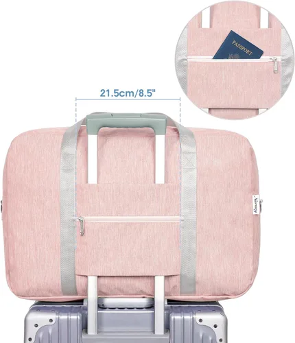 Vista 6 de For Spirit Airlines - Bolsa de viaje plegable de 18 x 14 x 8 pulgadas, bolsa de viaje para llevar en el equipaje durante la noche para mujeres
