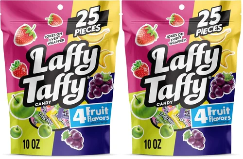 Vista 9 de Laffy Taffy Caramelos, combos de frutas, mini barras envueltas individualmente, 6 onzas