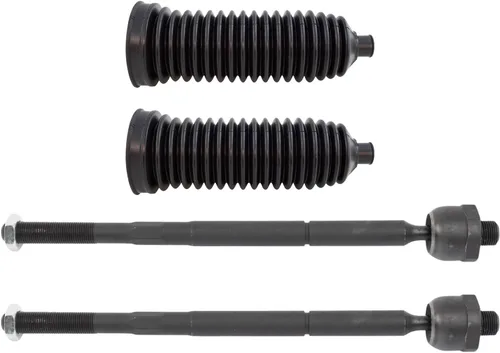 Vista 189 de TRQ Kit de dirección delantera con barra de acoplamiento de fuelle de piñón y cremallera compatible con Toyota Echo 2000-2005