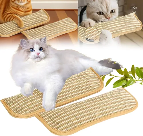 Vista 8 de Bite & Buff Cat Pillow Toy, 2 Pack Catnip Toys for Indoor Cats, Interactive Catnips Chew Toy, Catnips Toys, Sisal Scratching Pad (1PC)