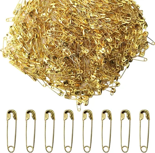 Vista 10 de 500 pasadores de seguridad de 0.787 pulgadas, pequeños alfileres de metal para la oficina en casa, manualidades, joyería (XBZ/negro)