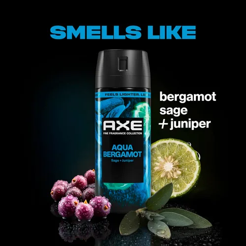 Vista 4 de AXE Spray corporal mixto, 4 unidades, manténgase fresco durante 72 horas, sin aluminio, 2.9 onzas