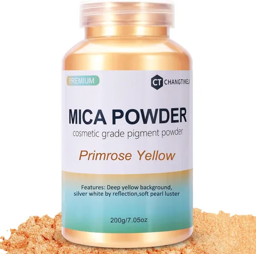 Vista 35 de CHANGTIKEJI Polvo de Mica, 24 Colores - 10g/Botella de Polvo de Pigmento Natural para Resina Epoxy, Fabricación de Jabón, Velas, Brillo de Labios