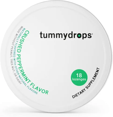 Vista 3 de Tummydrops - Pastillas de menta, paquete de 3 latas, para estómagos Queasy GI Doctor formulado - Ingredientes orgánicos, sin gluten, kosher, vegano