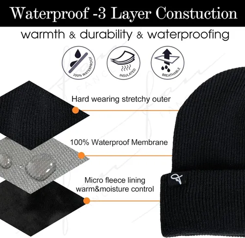 Vista 2 de TOP-EX Gorro impermeable con forro polar LXLXXL para todo tipo de clima cálido
