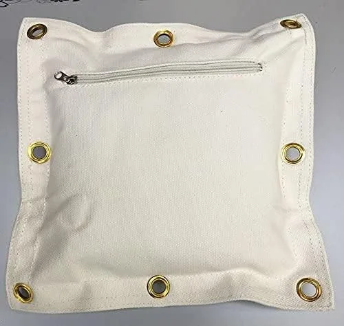 Vista 3 de Wing Chun Kung Fu - Bolsa de lona para colgar en la pared es adecuada para kickboxing y varios entrenamientos de boxeo. Blanco