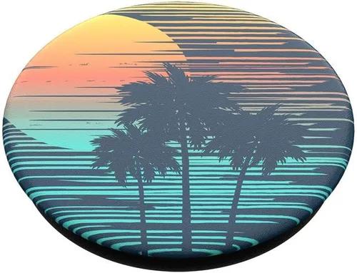 Vista 3 de PopSockets Agarre para Teléfono con Soporte Expandible, Agarre Adhesivo - Tropical Punch