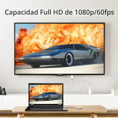 Vista 6 de j5create ScreenCast - Transmisor y receptor de pantalla inalámbrico USB-C a