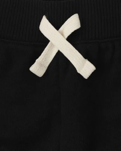 Vista 4 de The Children's Place Conjunto de camisa y pantalones deportivos de manga larga para bebés y niños pequeños, paquete de 2