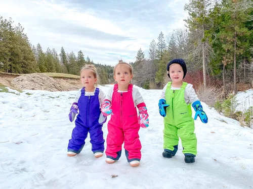 Vista 7 de Arctix Overoles para la nieve con peto alto para niños pequeños