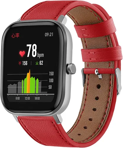 Vista 9 de FitTurn Correa de reloj de cuero compatible con Cubitt CT4/CT2 Pro GPS, reloj inteligente de repuesto deportivo, correa de cuero con hebilla de Negro