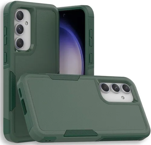 Vista 86 de Funda WOGROO para Samsung Galaxy Z Fold 4 - Funda protectora para teléfono a prueba de golpes, duradera, negra