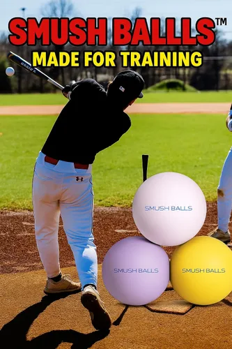 Vista 2 de Soft Foam Baseballs, Regulation Size Training Ball for Indoor & Outdoor Batting, Throwing & Catching Practice – Safe for Windows, Youth & Adult
