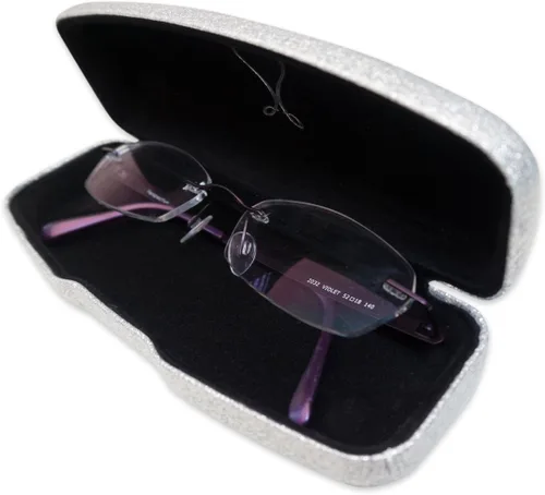 Vista 20 de La original e impresionante caja de gafas de concha dura, para mujer, de Spunky Soul Recubierto por un suave brillo Paño de limpieza