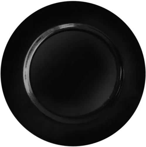 Vista 8 de Tiger Chef Platos Base Negros con Cuentas para Cena, Redondos de 13 Pulgadas (Paquete de 6)