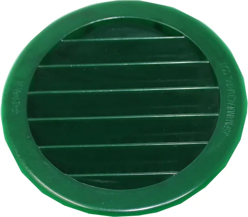 Vista 5 de Cubierta redonda de rejilla de rejilla de plástico de 4 pulgadas para rejilla de ventilación de reptiles (1, blanco)