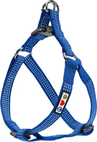 Vista 45 de Pawtitas Arnés Sólido Step-in para Perro – Chaleco Ajustable Sin Tirones para Cachorros hasta Seniors, Seguro y Cómodo XS Negro